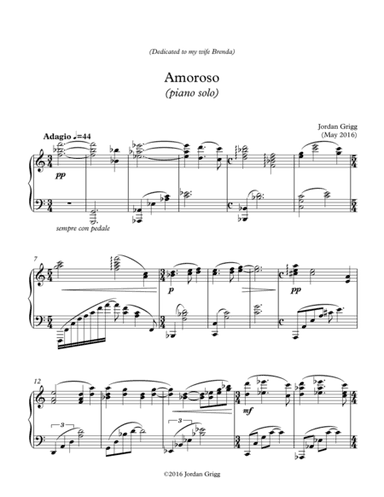 Amoroso (piano solo)