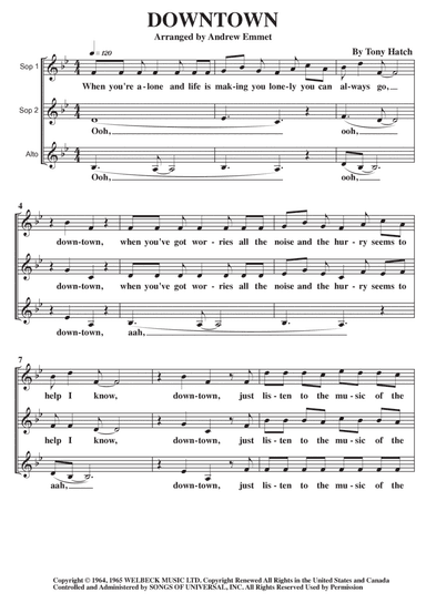 Downtown (arr. Andrew Emmet)