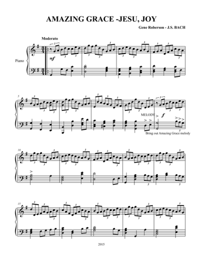 Amazing Grace - Two Settings Classic Gospel (arr. Gene Roberson)