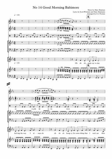 Good Morning Baltimore (arr. A L Thomas)