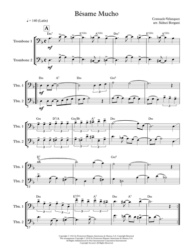 Bésame Mucho (arr. Sidnei Borgani)