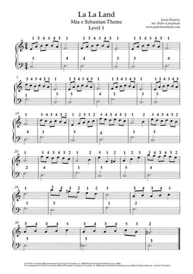 Mia & Sebastian's Theme (arr. Pedro Lutterbach)