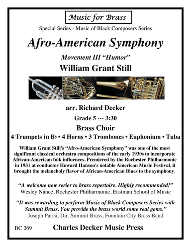 Afro-american Symphony (arr. Richard Decker)