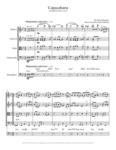 Copacabana (at The Copa) (arr. Sherry Lewis)
