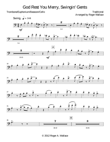 God Rest You Merry, Gentlemen (arr. Roger Wallace)