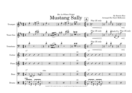 Mustang Sally (arr. Daryl McKenzie)