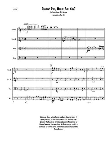Scooby Doo, Where Are You? (arr. Tim Olt)