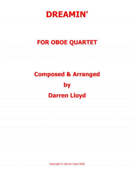 Dreamin' Oboe quartet