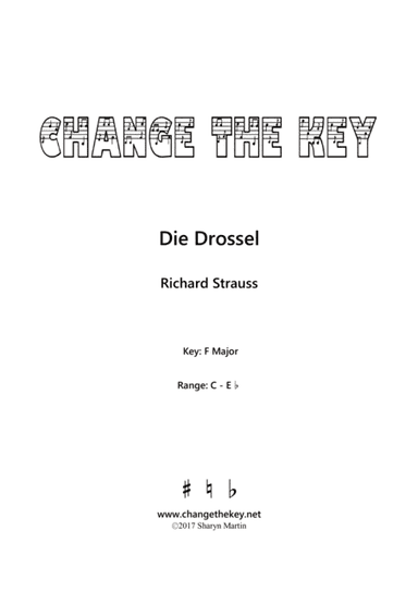 Die Drossel - F Major (arr. Change the Key)