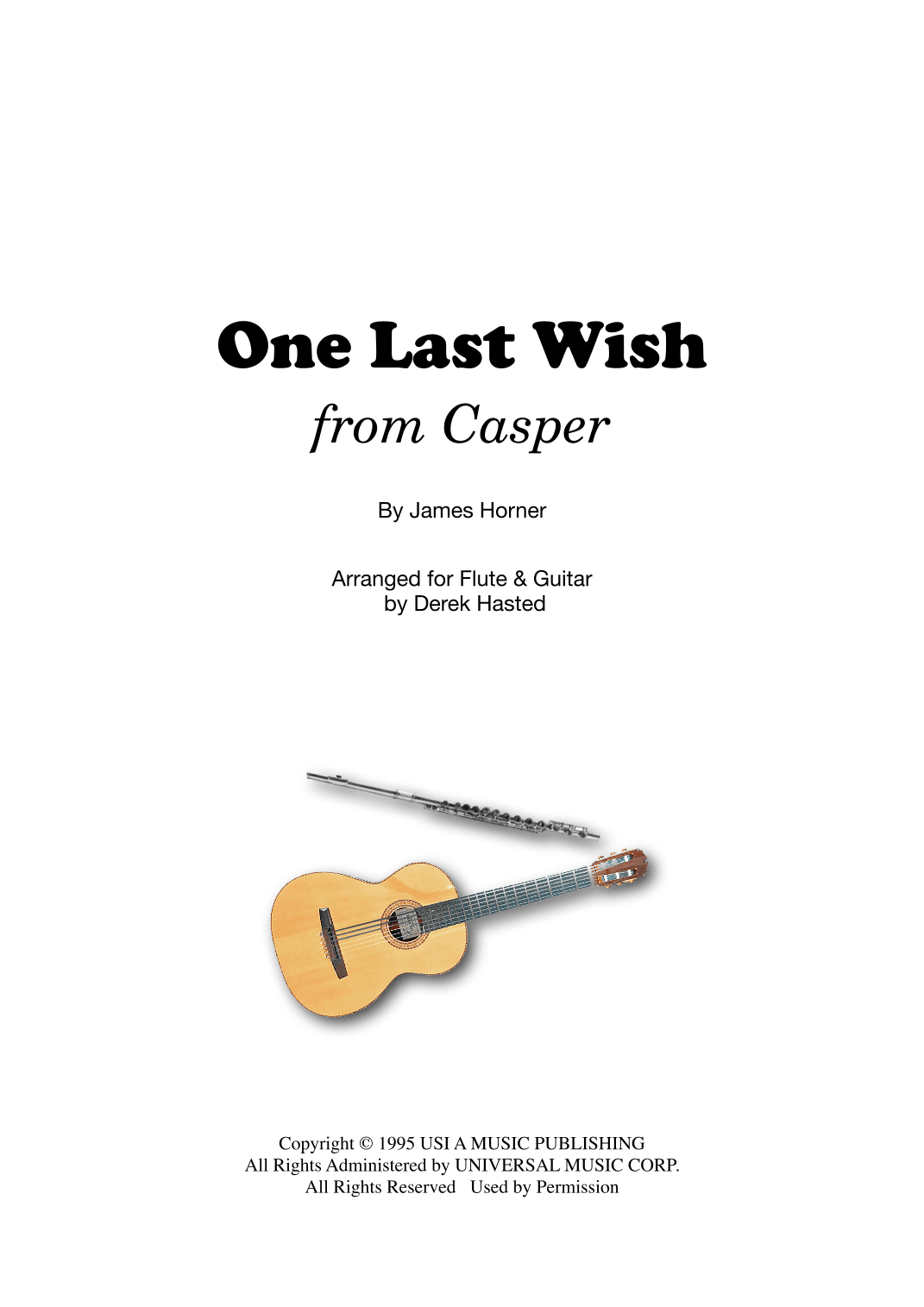 One Last Wish (arr. Derek Hasted)