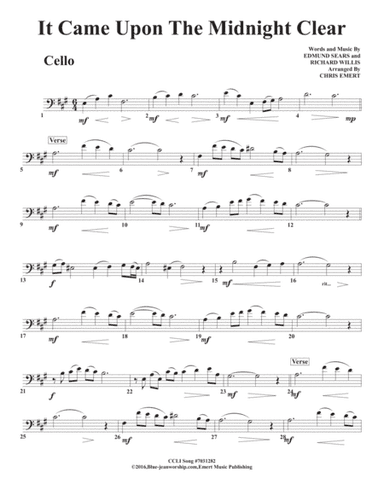 It Came Upon The Midnight Clear (arr. Blue-jeanworship.com)
