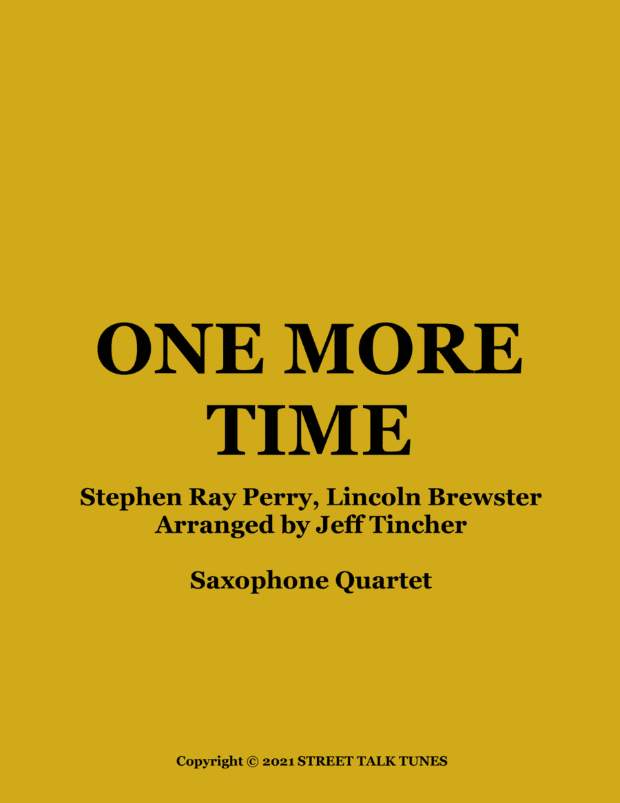 One More Time (arr. Jeff Tincher)