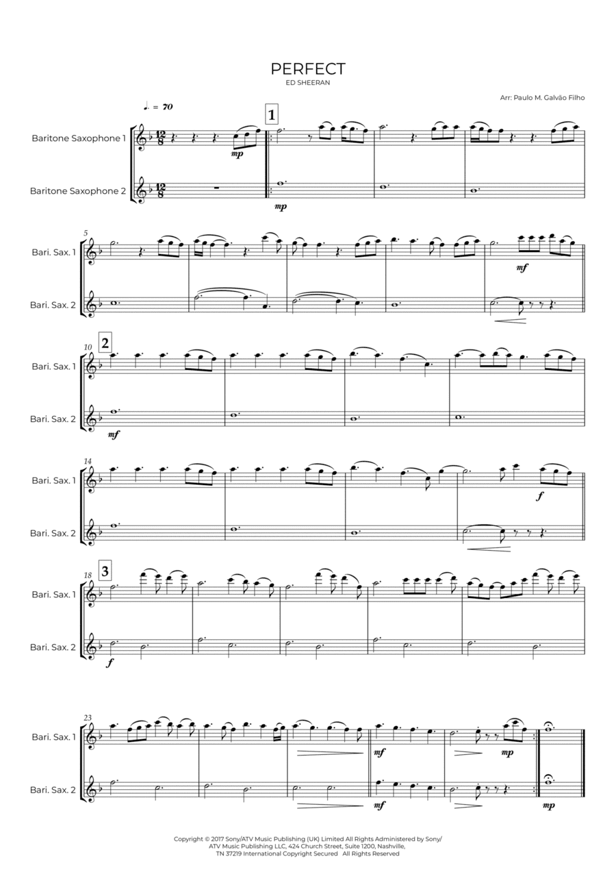 Perfect (arr. Paulo Galvão Filho)