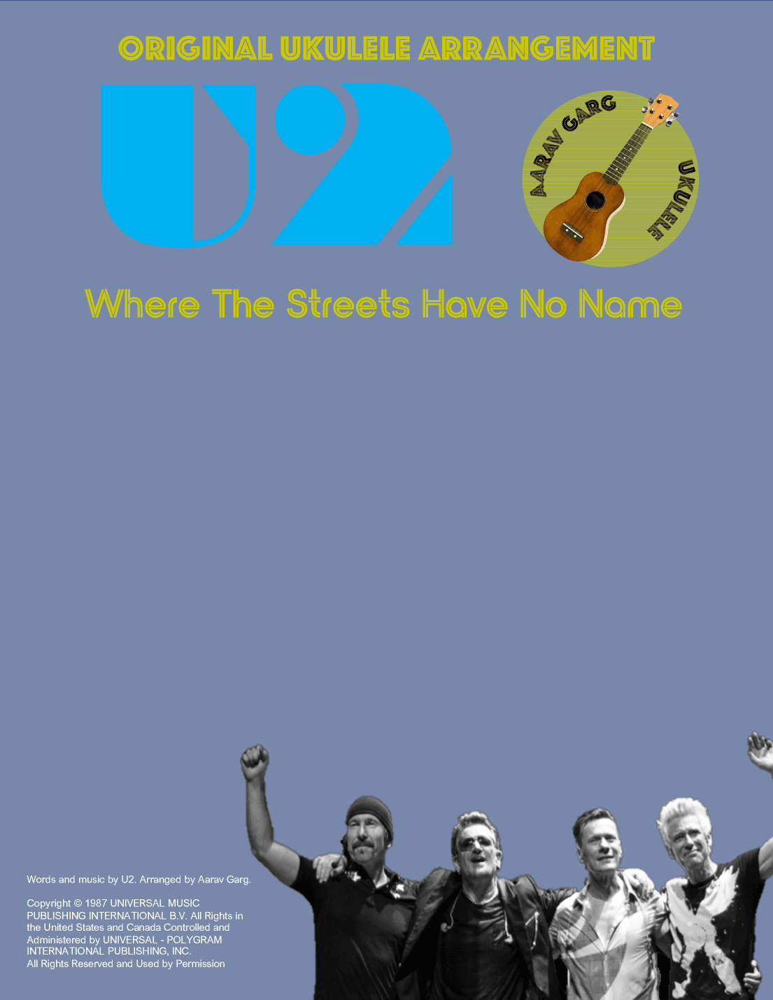 Where The Streets Have No Name (arr. Aarav Garg)