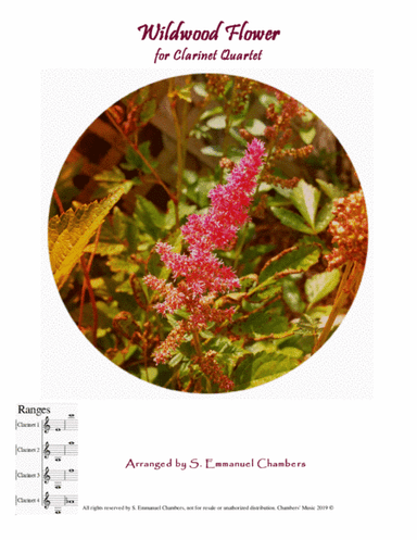 Wildwood Flower, Clarinet Quartet (arr. S. Emmanuel Chambers.)
