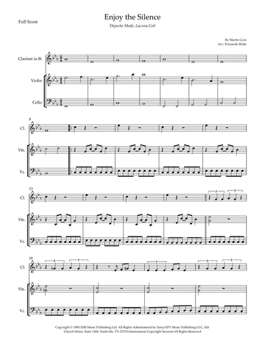 Enjoy The Silence (arr. Fernando Britto)