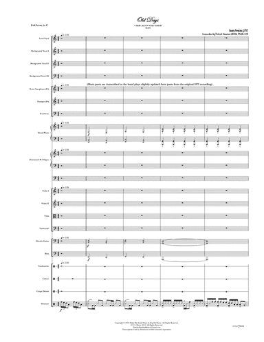 Old Days (arr. Patrick Sheehan)