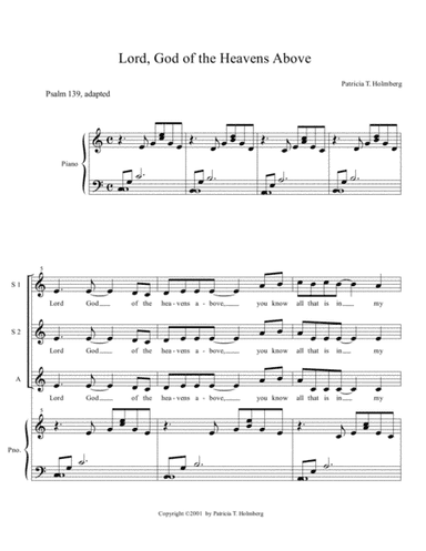 Lord God of the Heavens Above