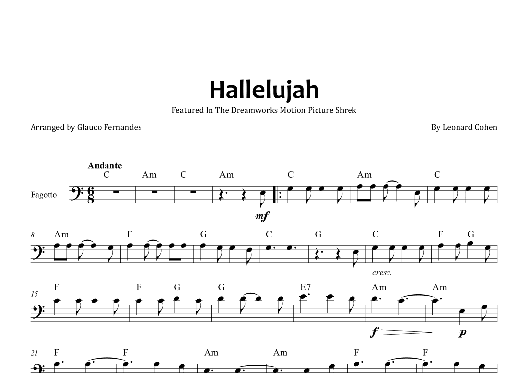 Hallelujah (arr. Glauco Fernandes)