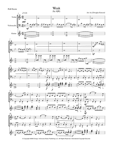 Weak (arr. James D. Esmond)