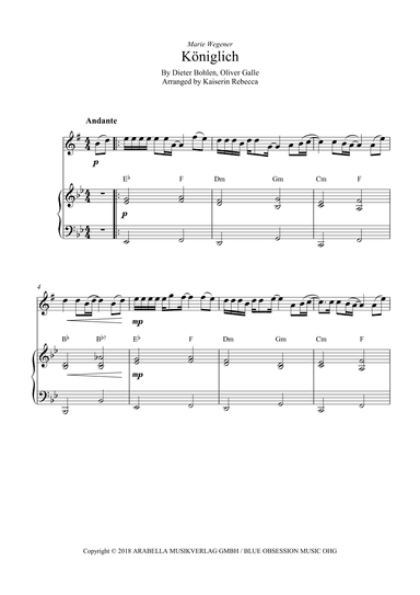 Koeniglich (arr. Kaiserin Rebecca)