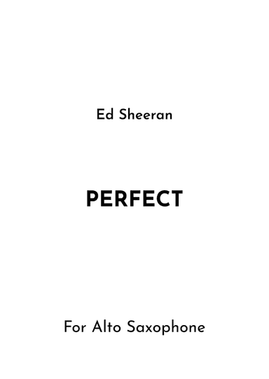 Perfect (arr. Jireh J.)