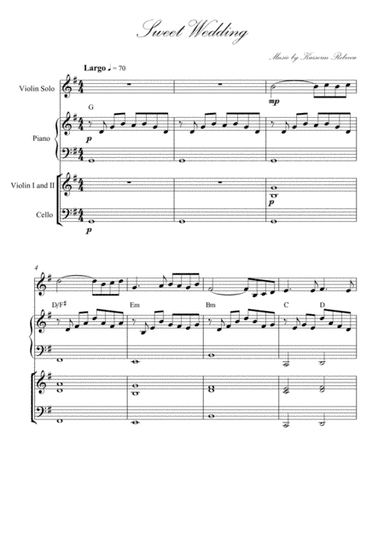Sweet Wedding - Score Only
