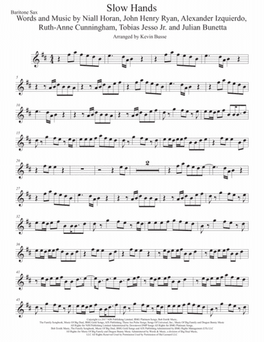 Slow Hands (arr. Kevin Busse)