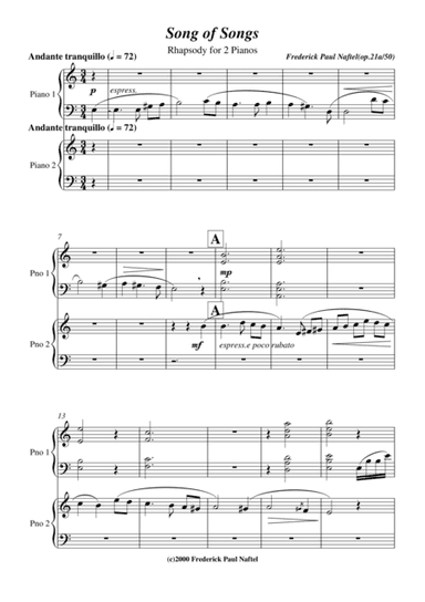 Song of Songs:Rhapsody for Strings and Harp