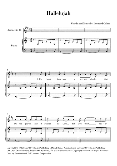 Hallelujah (arr. Hallelujah for Oboe and Piano)