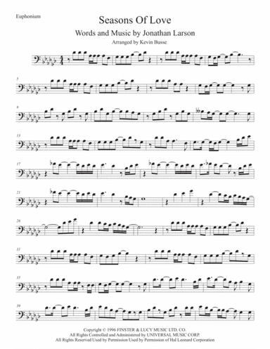 Seasons Of Love (arr. Kevin Busse)