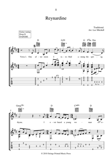 REYNARDINE (arr. Lee Mitchell)