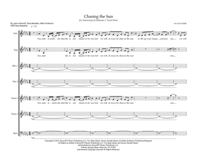 Chasing The Sun (arr. Jon Smith)