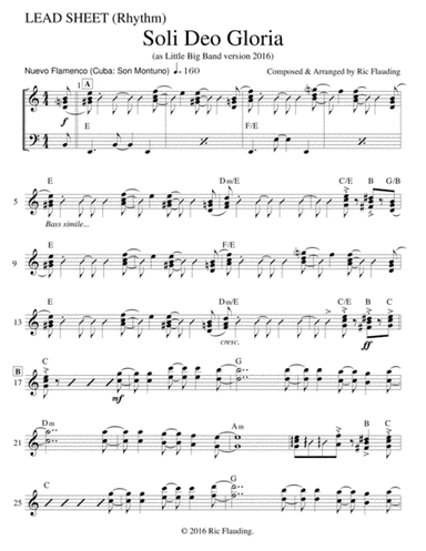 Soli Deo Gloria (Lead Sheet)