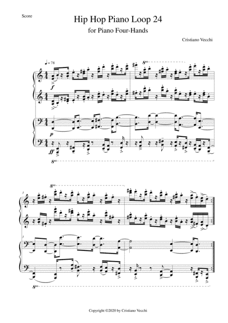 Hip Hop Piano Loop 24