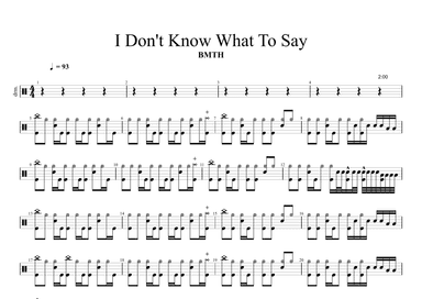 I Don't Know What To Say (arr. Cyril Mayer)