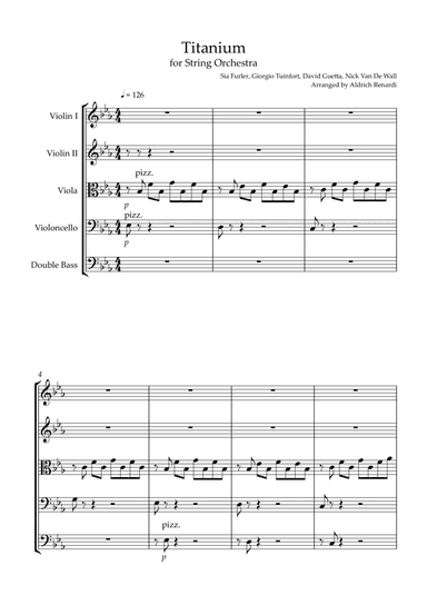 Titanium (arr. Aldrich Renardi)