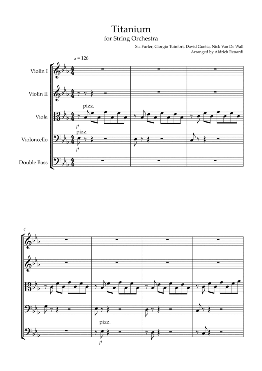 Titanium (arr. Aldrich Renardi)