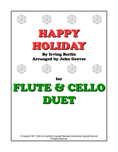 Happy Holiday (arr. John Groves)