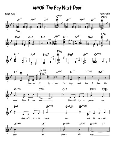 The Boy Next Door (arr. John Fries)
