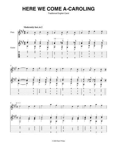 Here We Come A-Caroling (arr. Mark Phillips)
