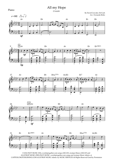 All My Hope (arr. Fernando Britto)