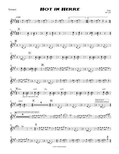 Hot In Herre (arr. Chris Ott)