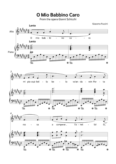 O Mio Babbino Caro (arr. Jackson Spindler)