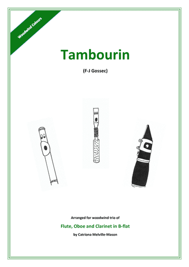 Tambourin (flute, oboe, clarinet trio) (arr. Catriona Melville-Mason)