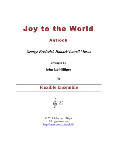 Joy to the World (arr. John Jay Hilfiger)