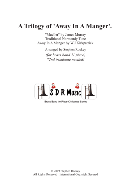 A Trilogy of 'Away In A Manger' for Brass Eleven Piece (arr. Stephen Rockey)