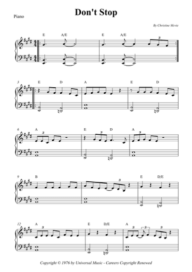 Don't Stop (arr. Wesley S. SIlva)