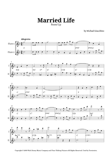 Married Life (arr. Langanho)