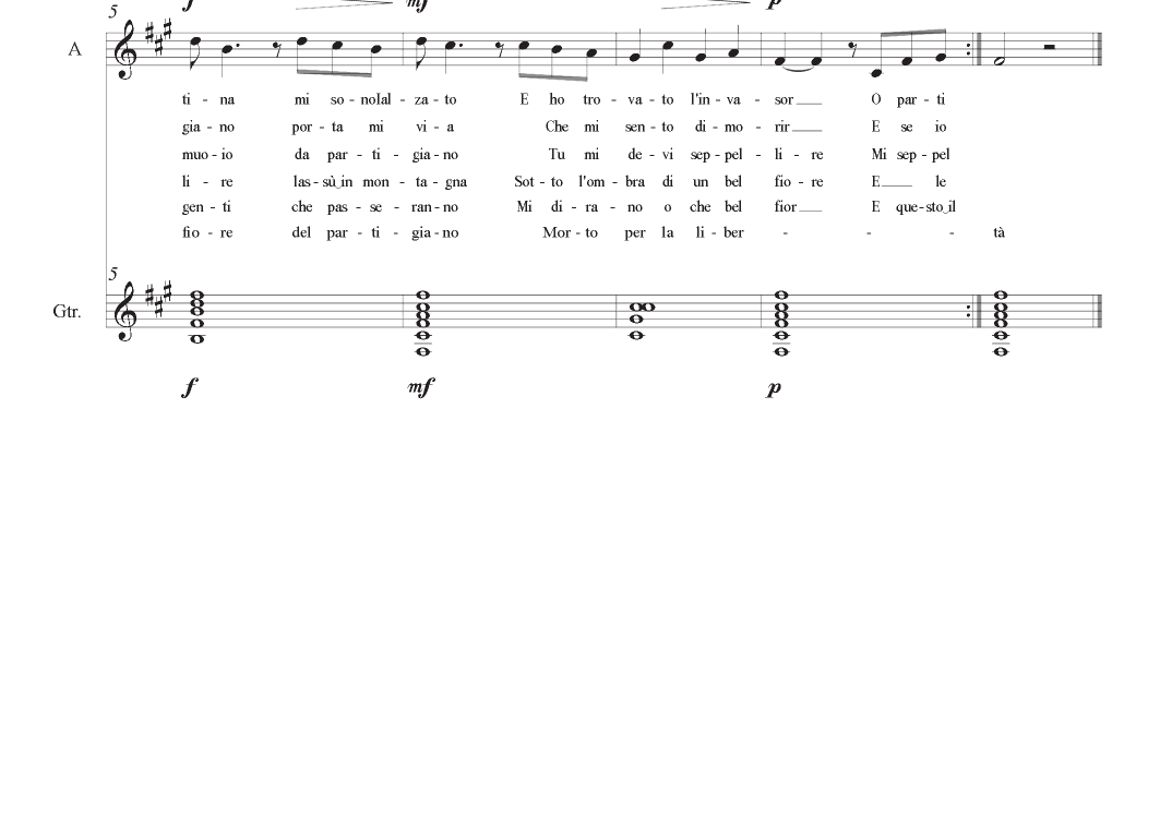 Bella Ciao (arr. Art.o Artaud)